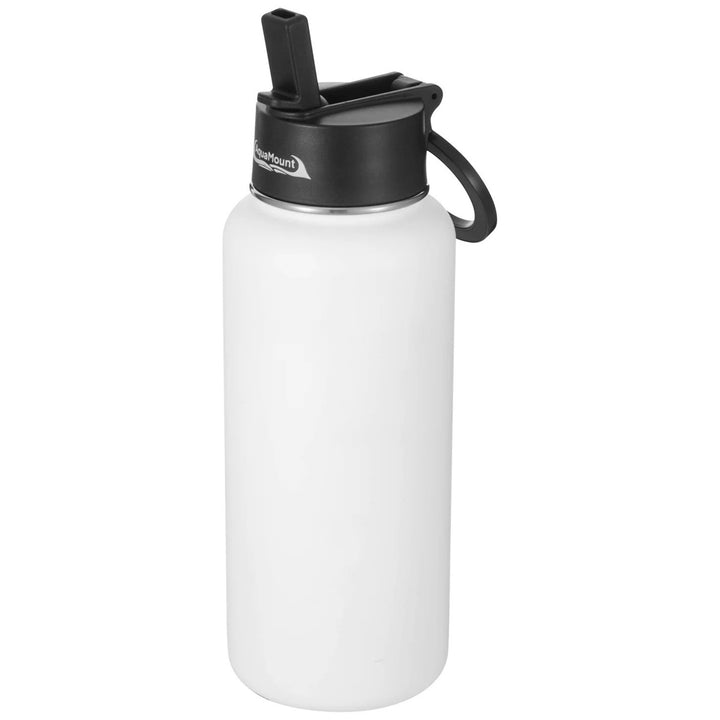 AquaMount Pro 32oz Water Bottle Coastal White