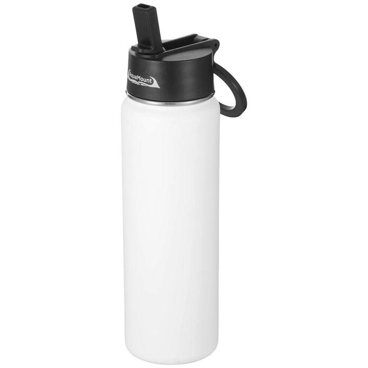 AquaMount Pro 24oz Water Bottle Coastal White