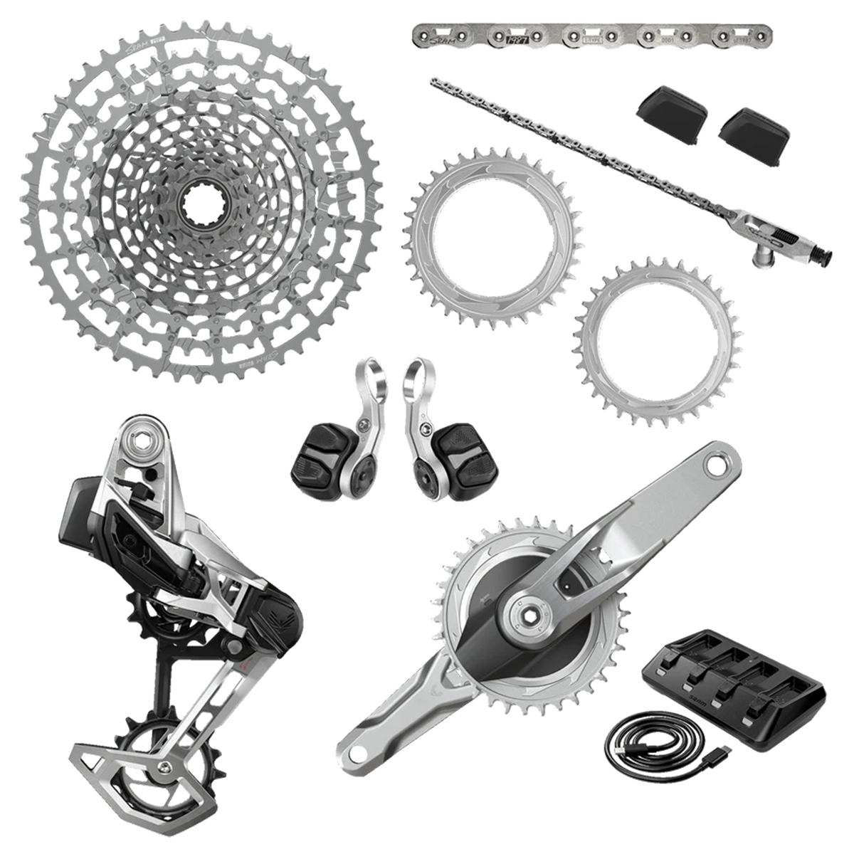 SRAM 1987 Eagle Transmission Groupset with Power Meter