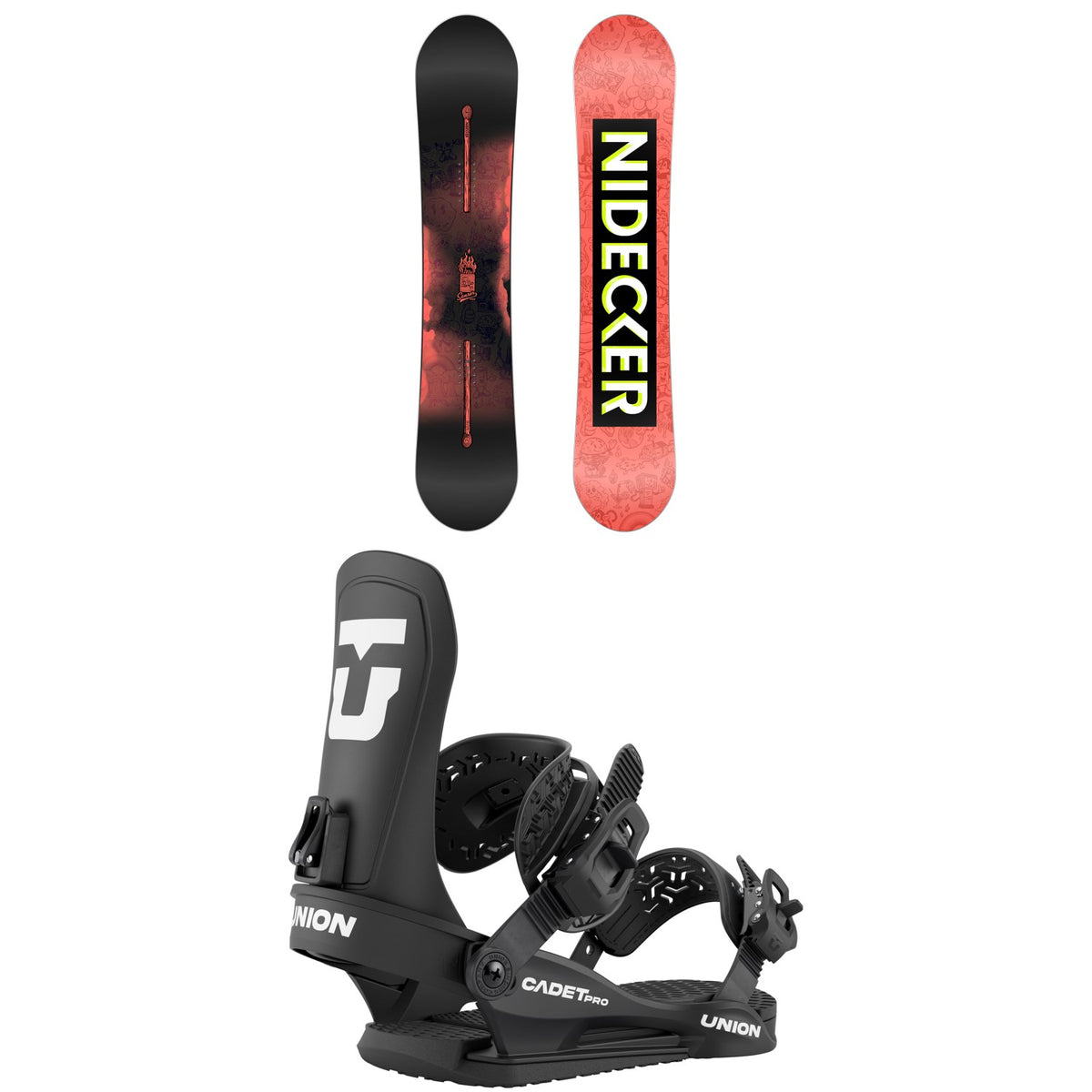 Nidecker Sensor Pro Snowboard + Union Cadet Pro Snowboard Bindings - Kids' 2026