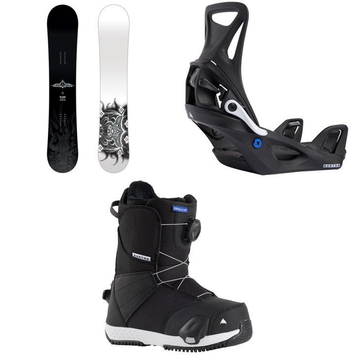 Lib Tech Mini Ramp Snowboard + Burton Step On Snowboard Bindings + Smalls Step On Snowboard Boots - Kids' 2026