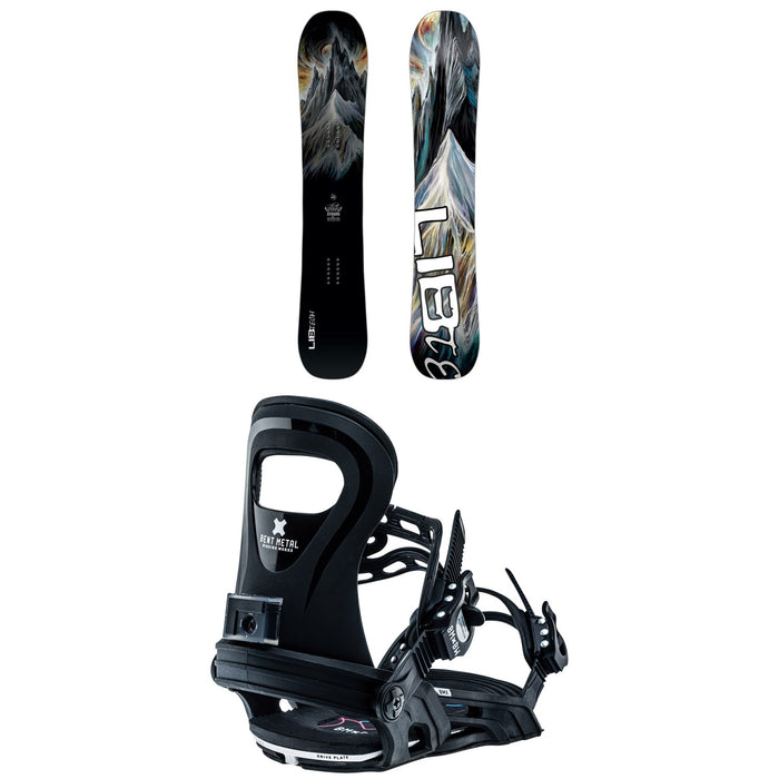 Lib Tech Dynasword C3 Snowboard + Bent Metal BMX Snowboard Bindings - Kids' 2026