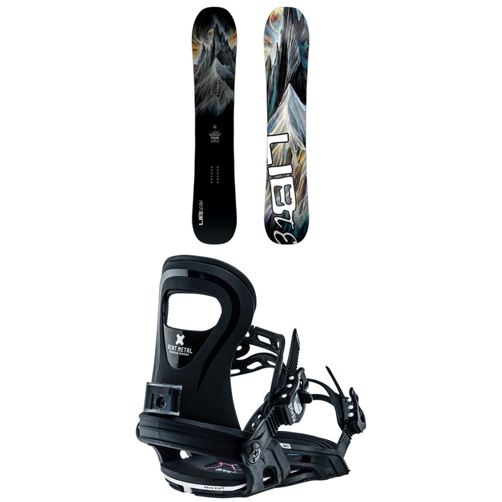 Lib Tech Dynasword C3 Snowboard + Bent Metal BMX Snowboard Bindings - Kids' 2026