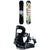 GNU Young Money C2E Snowboard + Bent Metal BMX Snowboard Bindings - Kids' 2026