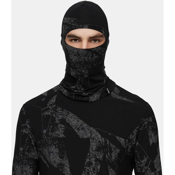 Le Bent Lightweight Balaclava Fractal Black