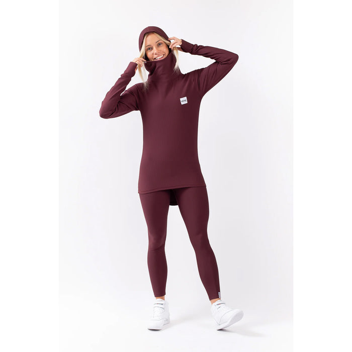 Eivy Icecold Hood Rib Top - Women's Wine