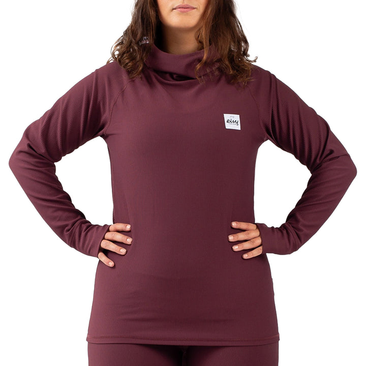 Eivy Icecold Hood Rib Top - Women's Wine