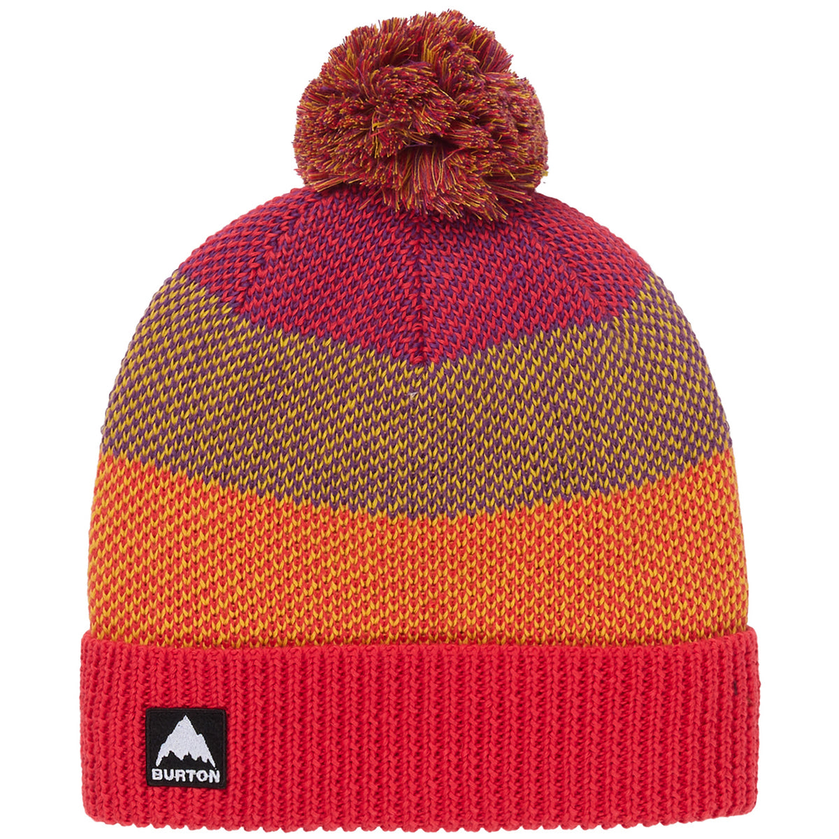 Burton Fleece-Line Pom Beanie - Kids' Fiesta Red Multi