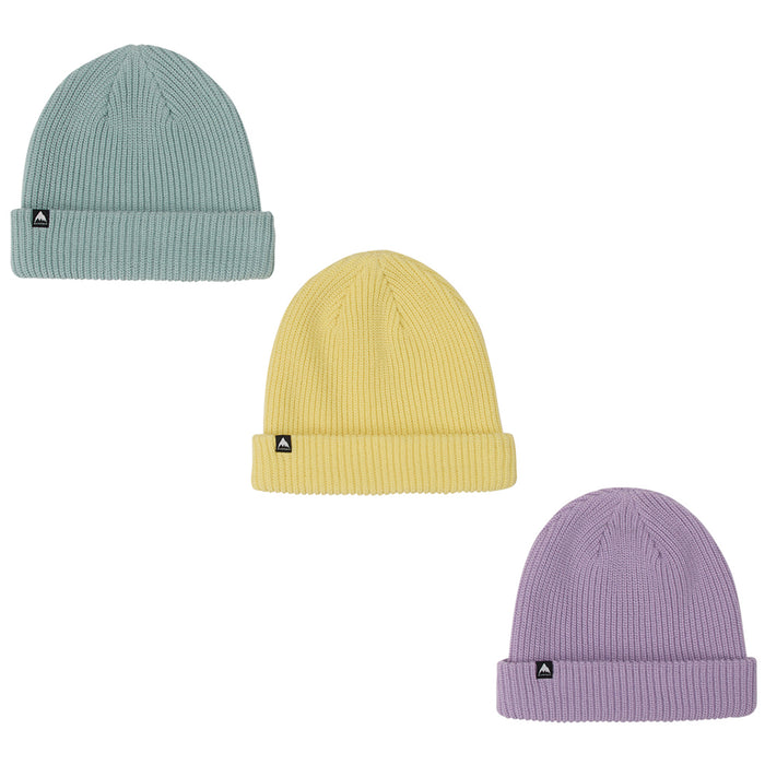 Burton Recycled DND Beanie 3 Pack Washed Lavender/Light Teal/Glow Yellow Green