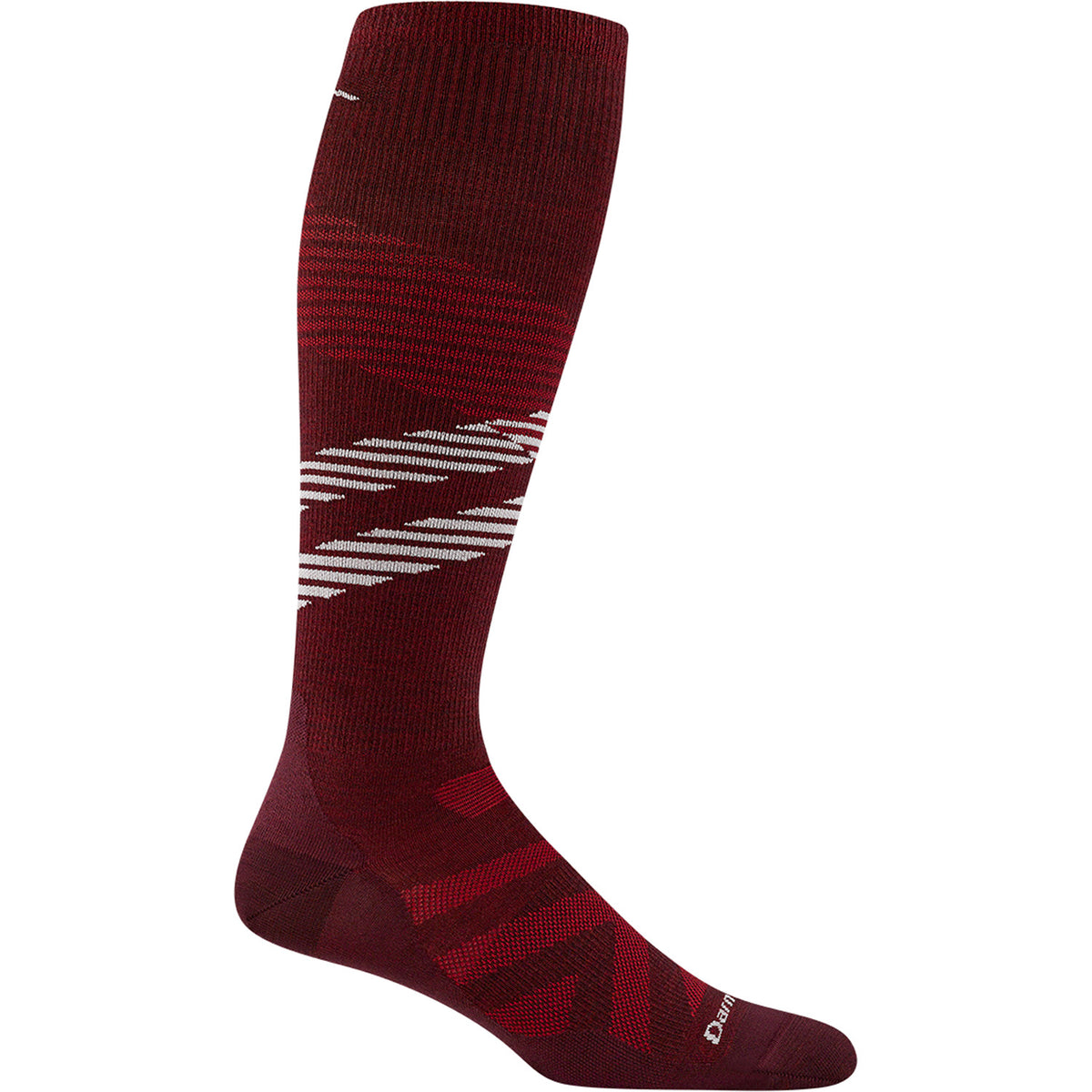 Darn Tough Pennant RFL Ultra-Lightweight OTC Socks Burgundy