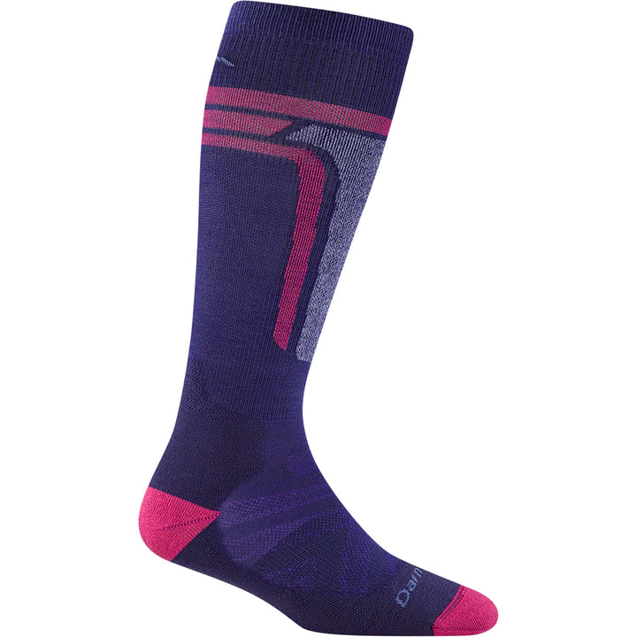 Darn Tough T-Bar OTC Midweight Padded Cushion Socks - Kids' Grape