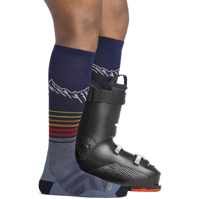 Darn Tough Steep Lines OTC Lightweight Cushion Socks Eclipse