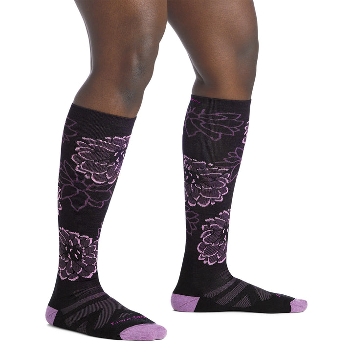 Darn Tough Dahlia OTC Midweight Cushion Socks - Women's Black
