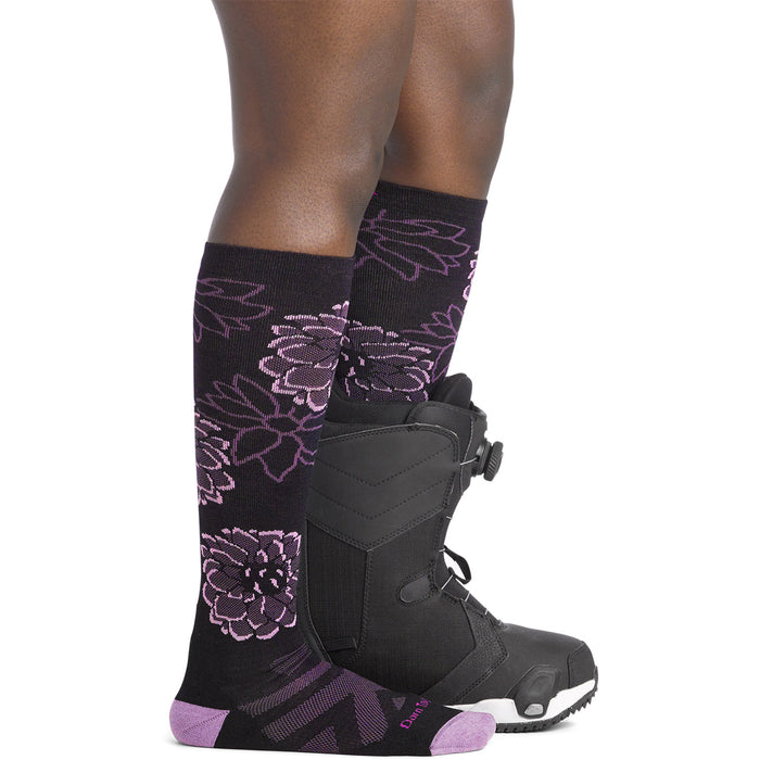 Darn Tough Dahlia OTC Midweight Cushion Socks - Women's Black