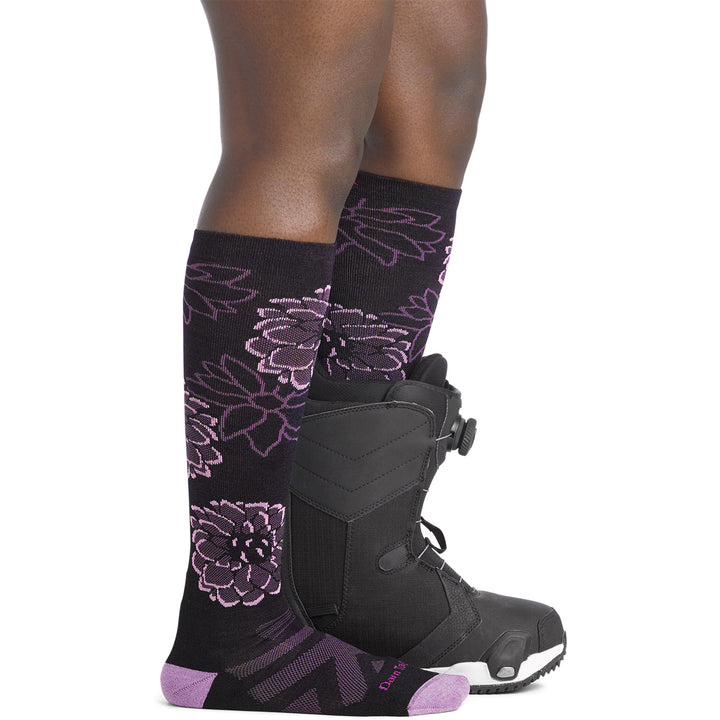 Darn Tough Dahlia OTC Midweight Cushion Socks - Women's Black