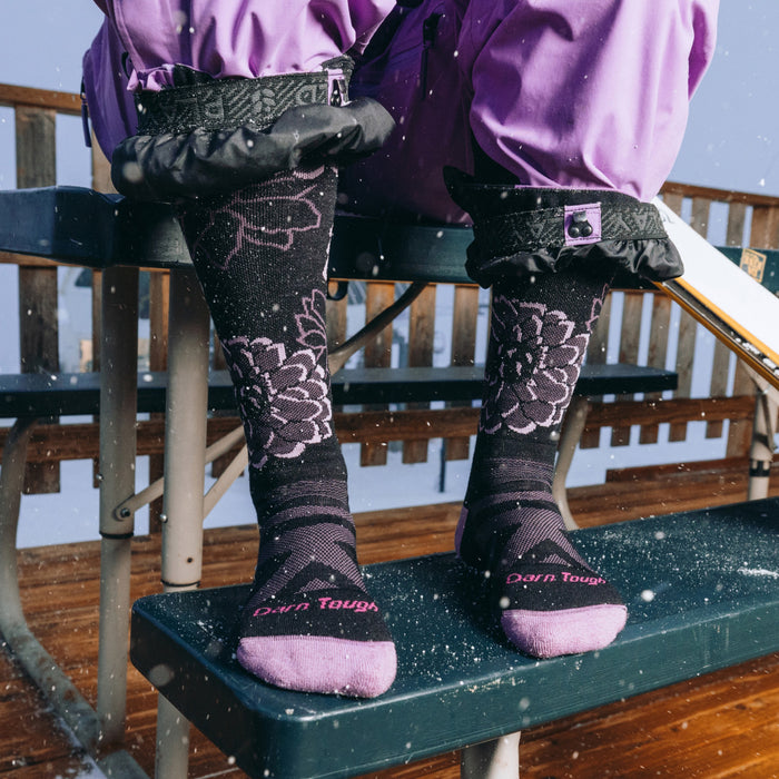 Darn Tough Dahlia OTC Midweight Cushion Socks - Women's Black