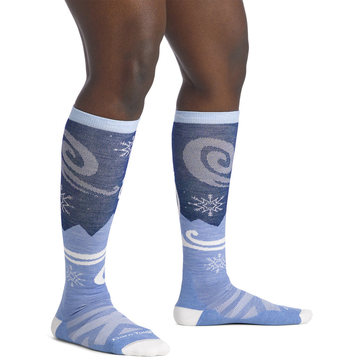 Darn Tough Swirlwind OTC Midweight Cushion Socks - Women's Midnight