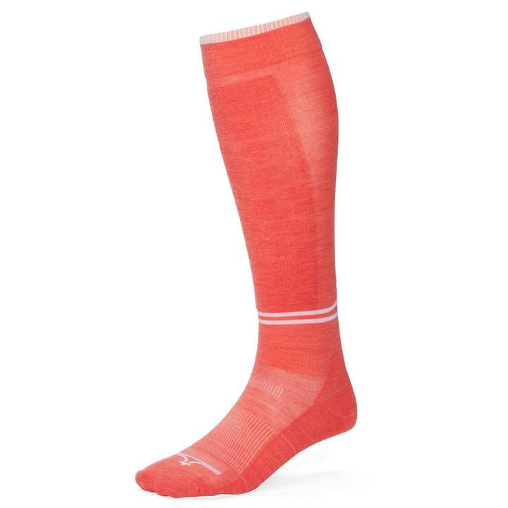 evo Ultra Lightweight evoFit Snow Socks Coral