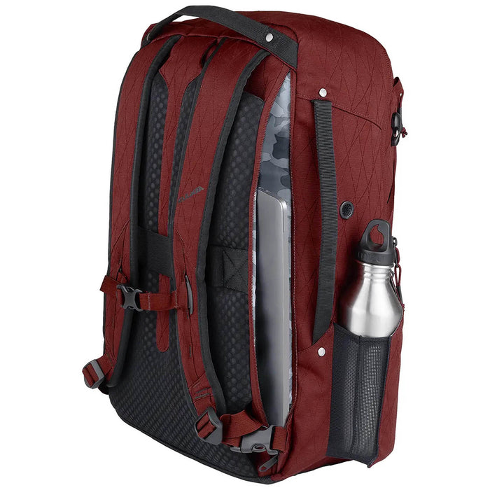Kulkea Kartta Travel Backpack Rust Red