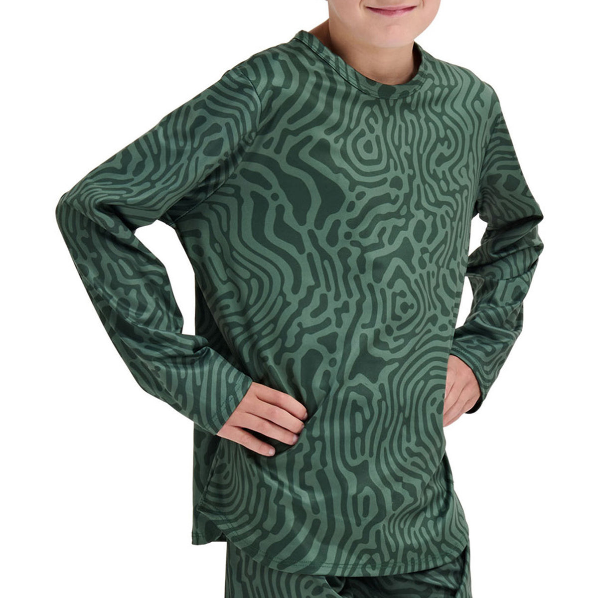 BlackStrap Evolver Crewneck - Kids' Inprint Obsidian