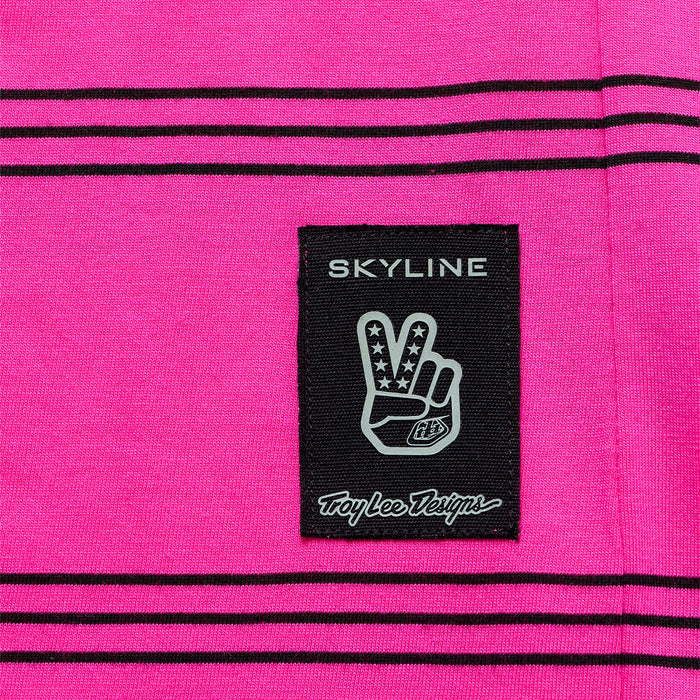 Troy Lee Designs Skyline Short-Sleeve Ride Tee Washed Out Party Pink