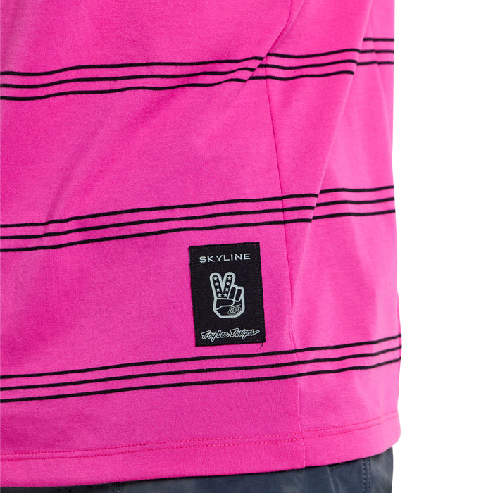 Troy Lee Designs Skyline Short-Sleeve Ride Tee Washed Out Party Pink