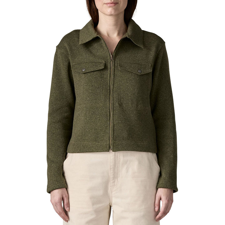 Patagonia Better Sweater Zippered Chore Jacket - Women's Basin Green