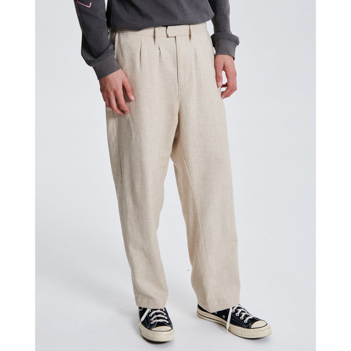 The Critical Slide Society Harro Linen Pants - Men's Ecru