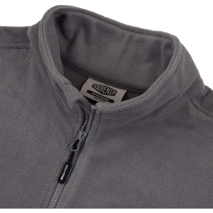 Souvenir Tech Fleece Zip Up - Unisex Cool Grey