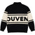 Souvenir Fleece Rugby Shirt - Unisex Black/Marshmallow