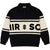 Souvenir Fleece Rugby Shirt - Unisex Black/Marshmallow
