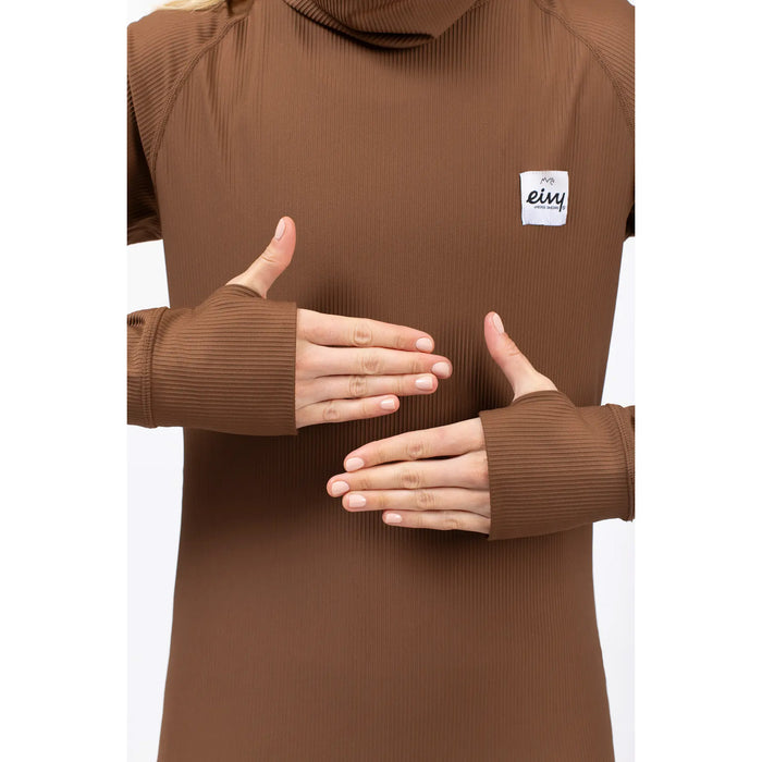 Eivy Icecold Gaiter Rib Top - Women's Brown