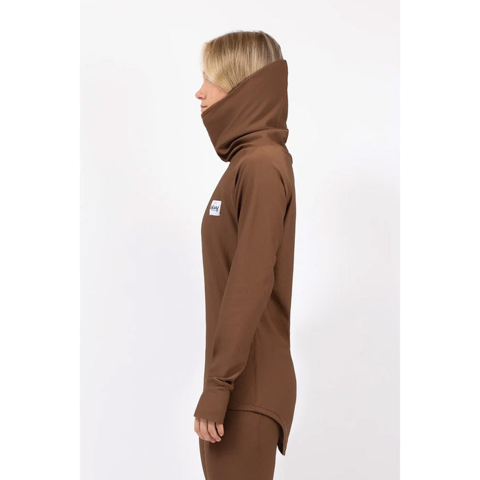 Eivy Icecold Gaiter Rib Top - Women's Brown