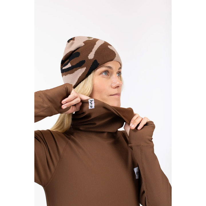 Eivy Icecold Gaiter Rib Top - Women's Brown