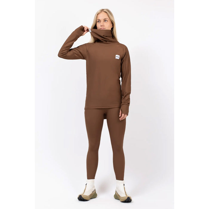 Eivy Icecold Gaiter Rib Top - Women's Brown