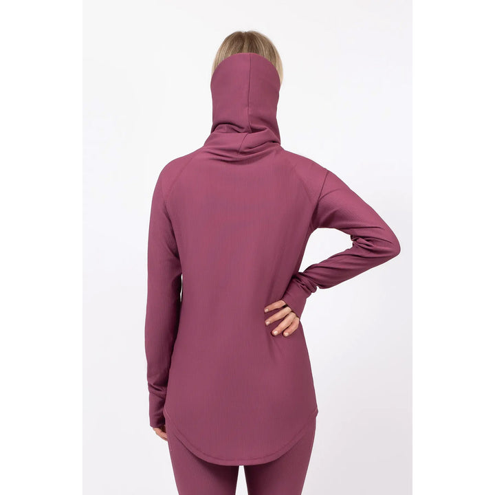 Eivy Icecold Gaiter Rib Top - Women's Pinkgundy