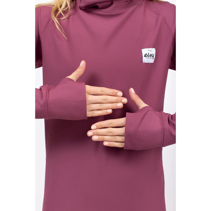 Eivy Icecold Gaiter Rib Top - Women's Pinkgundy