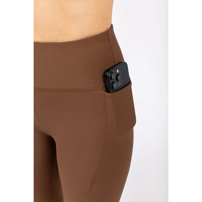 Eivy Pocket Rib Tights - Women's Brown