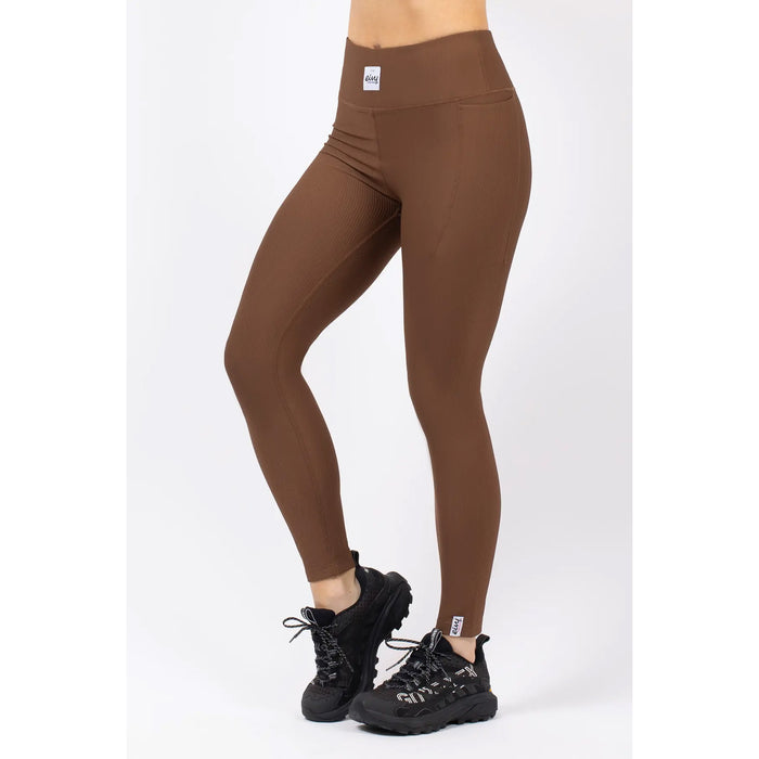 Eivy Pocket Rib Tights - Women's Brown