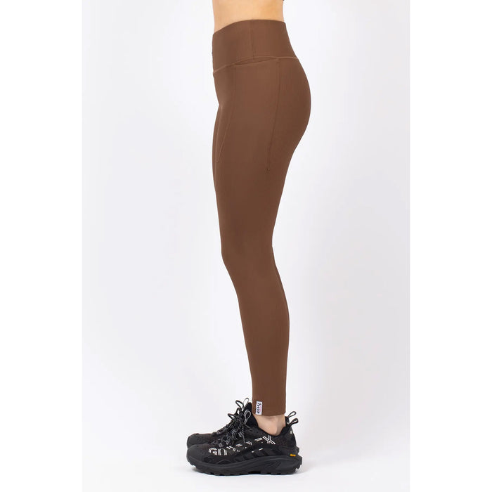 Eivy Pocket Rib Tights - Women's Brown