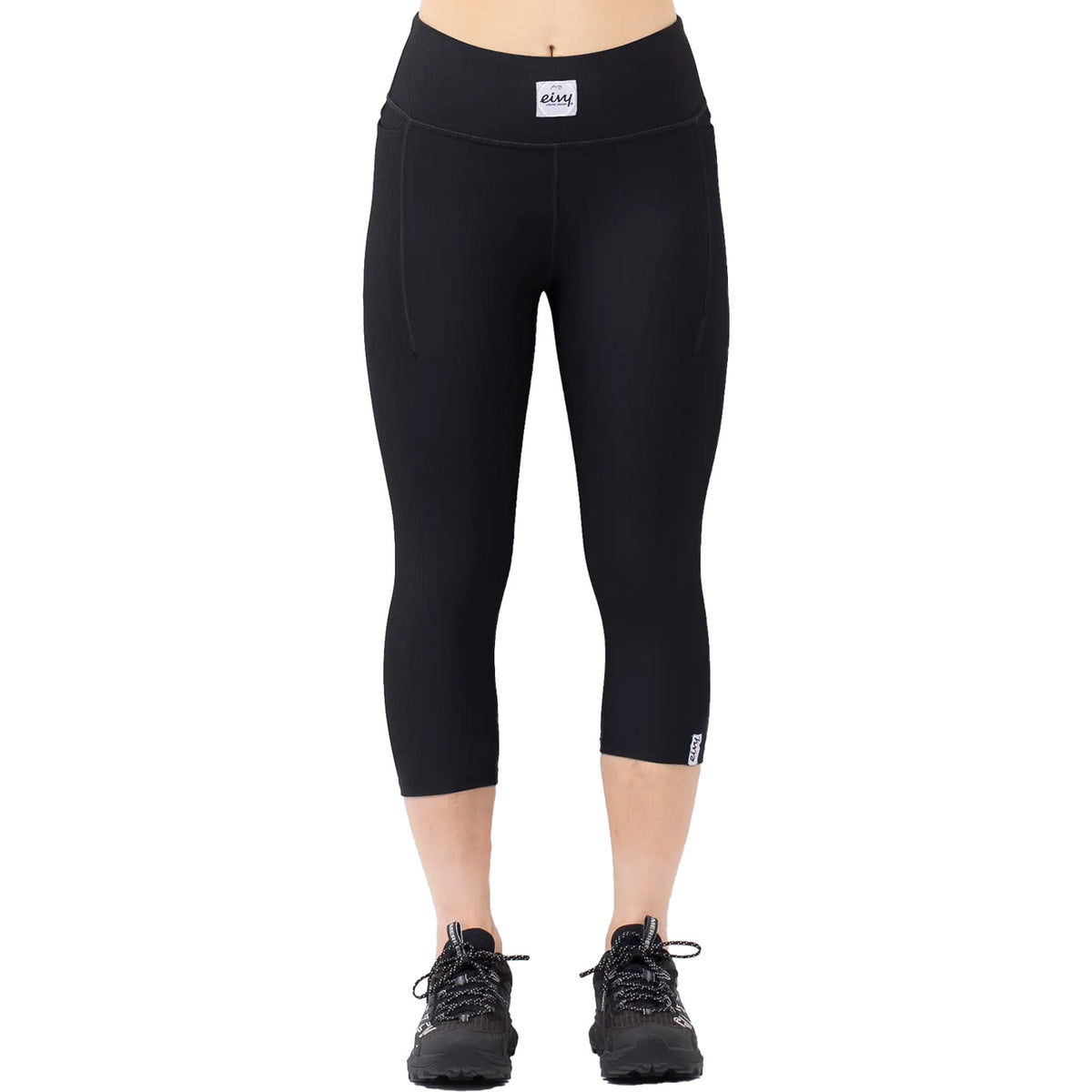 Eivy Pocket Rib 3/4 Tights - Women's Black