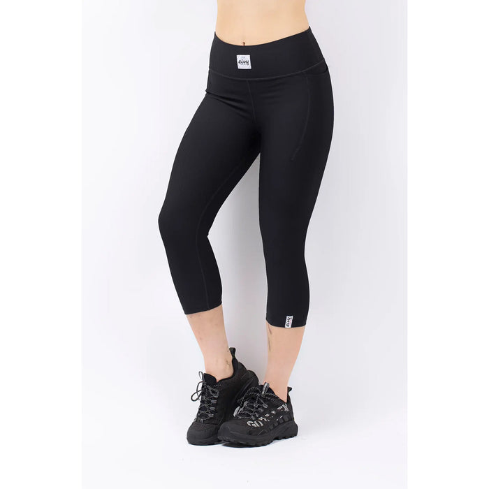 Eivy Pocket Rib 3/4 Tights - Women's Black