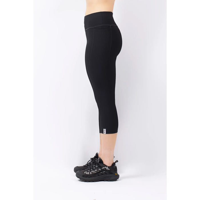 Eivy Pocket Rib 3/4 Tights - Women's Black