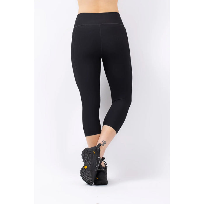 Eivy Pocket Rib 3/4 Tights - Women's Black