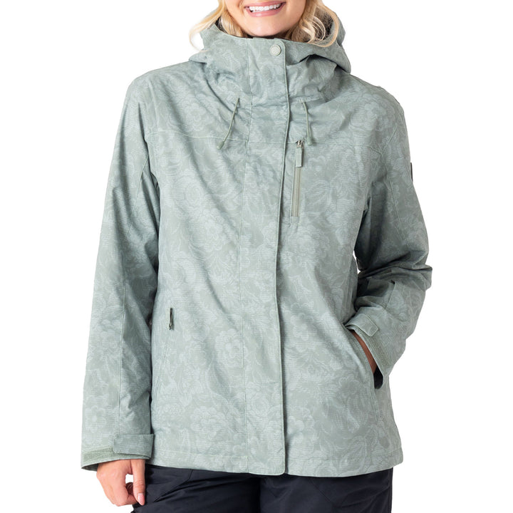 Roxy Jetty 3-in-1 Jacket - Women's Olive Combo