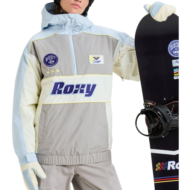 Roxy Women's Chloe Kim Overhead Jacket Ash / L