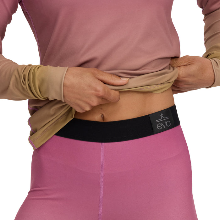 evo Midweight Base Layer Pants - Women's Violet Fade