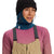evo Outback Merino Balaclava Denim/Coral