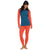 evo Heavyweight Merino Wool Pants - Women's Coral/Denim