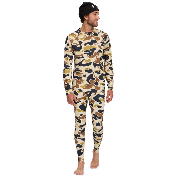 evo Midweight Base Layer Pants - Men's Woodland Camo